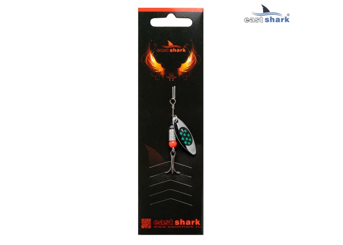 Блесна вращающаяся (уп./5шт.) EastShark Longer размер-1 col.#602