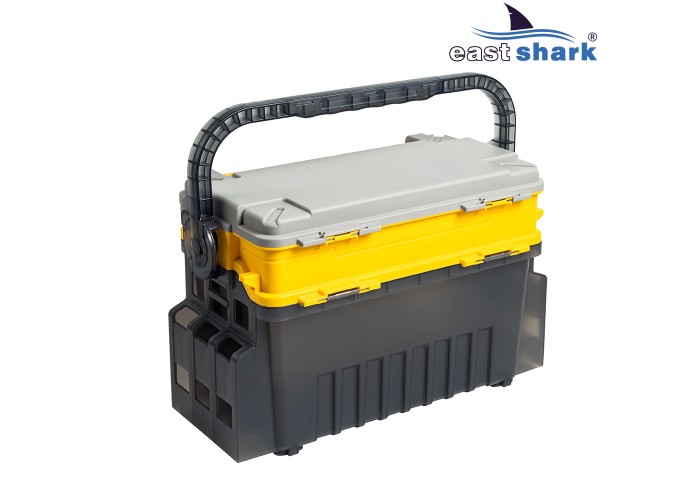 Ящик рыболовный EastShark MB-707 желтый большой