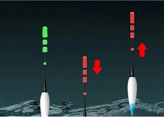 Поплавок электронный с датчиком поклевки ES 8 гр. красный