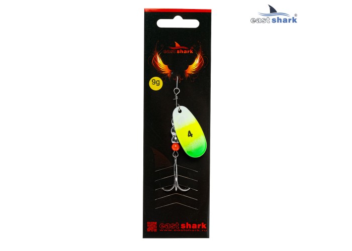 Блесна вращающаяся (уп./5шт.) EastShark Screw размер-4 (9 грамм) col.#739