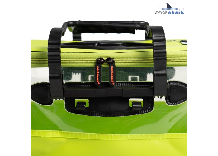 Мягкое ведро для живца EastShark ME 40*24*25 см желтое