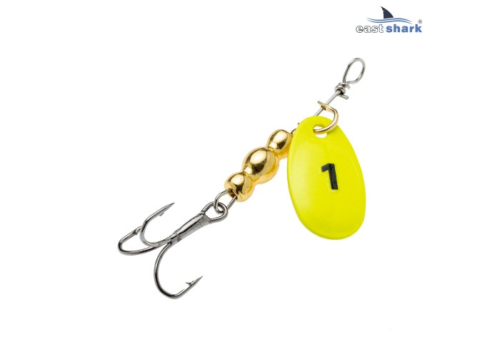 Блесна вращающаяся (уп./5шт.) EastShark Screw размер-1 (3.5 грамм) col.#791