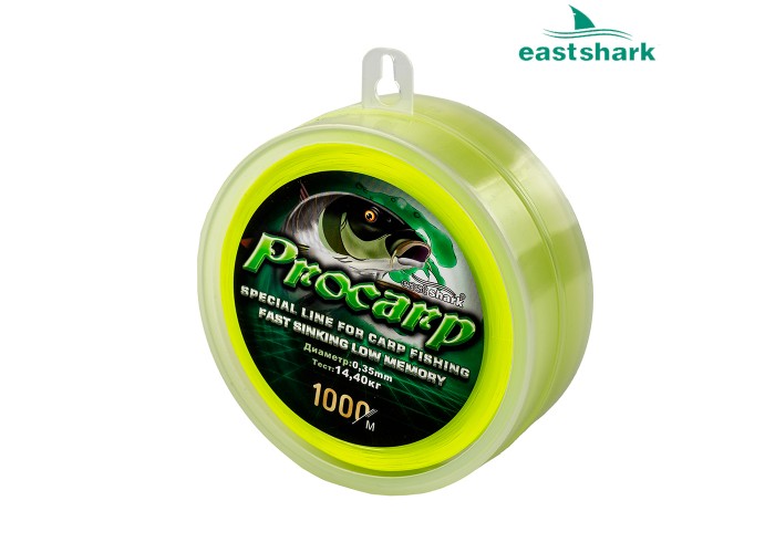 Леска PROCARP 1000м желтая 0,30  (Уцененный товар, без скидок и возврата)