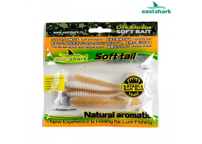 Силиконовая приманка ES31011 87,5 мм (4 шт/уп) color: K077