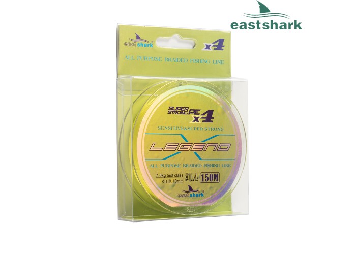 Шнур EastShark Legend X4 150м 0,22мм #2,5 желтый