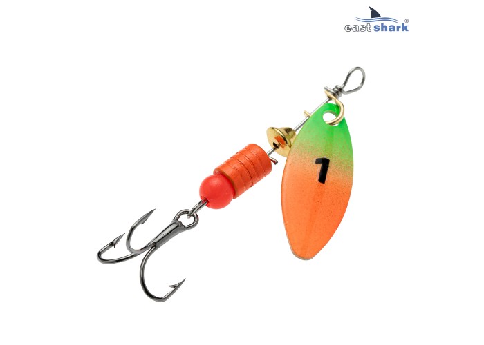 Блесна вращающаяся (уп./5шт.) EastShark Longer размер-1 (5 грамм) col.#658