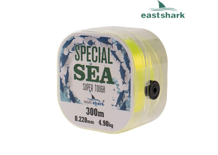 Леска морская EastShark Special SEA 300м 0,40 мм желтая