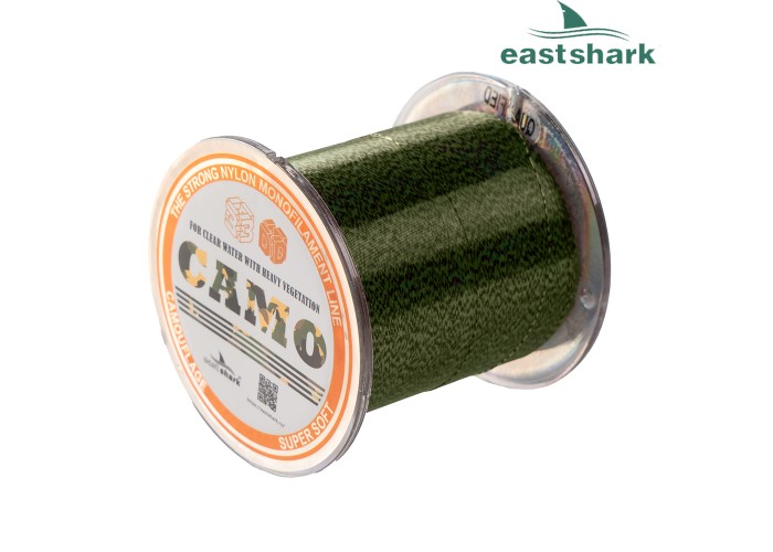 Леска EastShark 3D CAMO 300м 0,25 мм зеленая