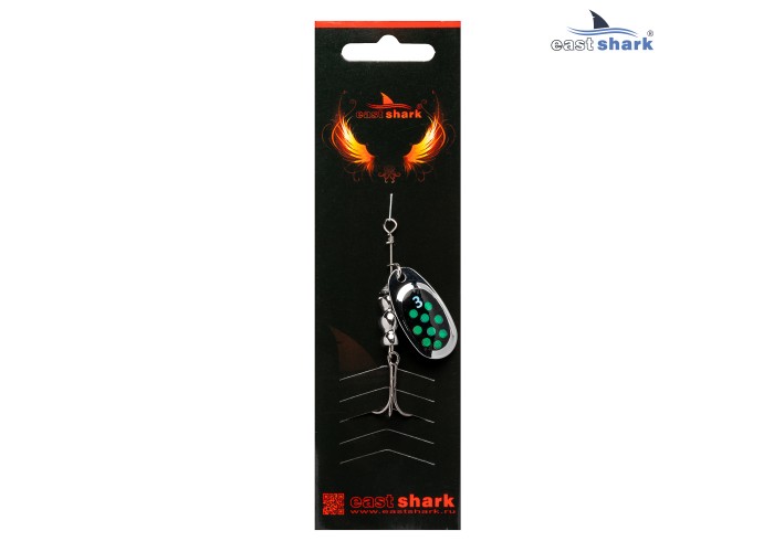 Блесна вращающаяся (уп./5шт.) EastShark Screw размер-3 col.#720