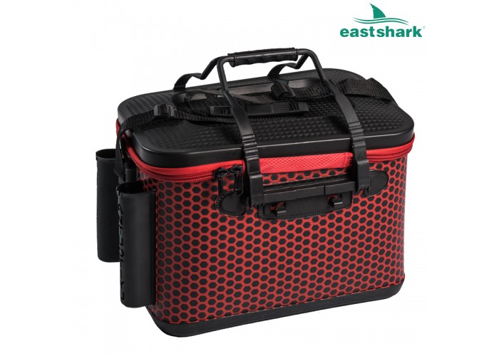 Ящик рыболовный с держателями удилищ размер L (цвет в ассортименте)