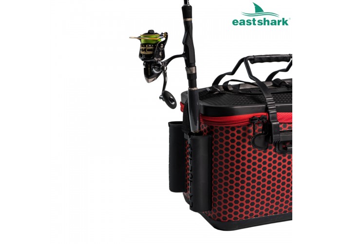 Ящик рыболовный с держателями удилищ размер М (цвет в ассортименте)