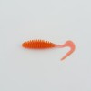 Виброхвост FISHER BAITS Ribbed Twist 65мм цвет 01 (уп. 10шт)