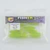 Виброхвост FISHER BAITS Ribbed Twist 65мм цвет 08 (уп. 10шт)