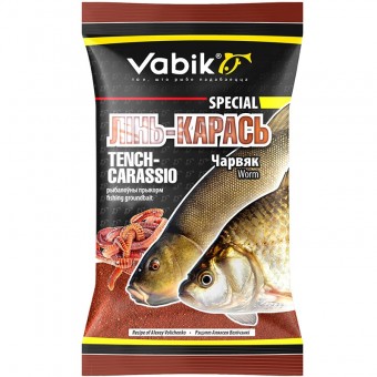 Прикормка Vabik Special 1 кг (в упак. 10 шт.) Линь-карась червь