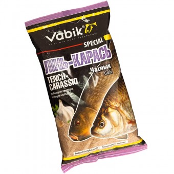 Прикормка Vabik Special 1 кг (в упак. 10 шт.) Линь-карась чеснок