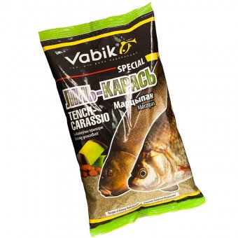 Прикормка Vabik Special 1 кг (в упак. 10 шт.) Линь-карась марципан зеленый