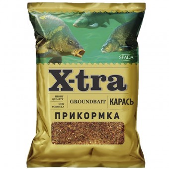 Прикормка X-tra Карась чеснок 750 гр (12 шт. в упак.)