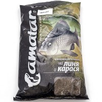 Прикормка Amatar 750г (в упак. 10 шт.) Черная Линь , Карась