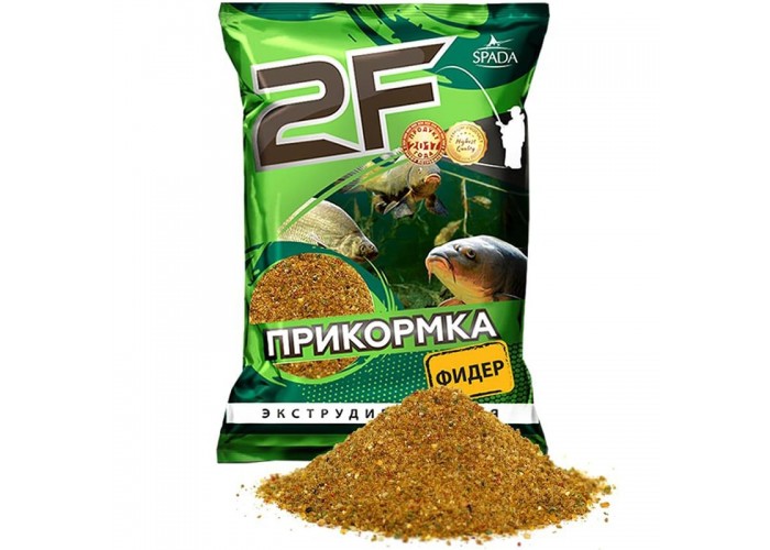 Прикормка 2F Фидер желтая 1 кг