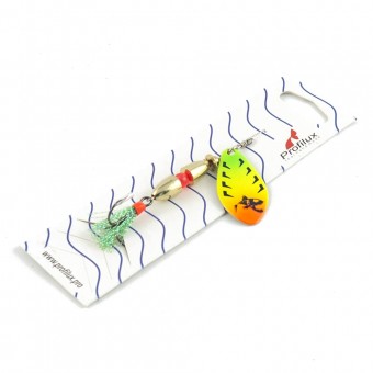 Блесна вращающаяся Profilux Таймень М 12гр цв. 211 регги горизонтальный (5 шт в упак.)