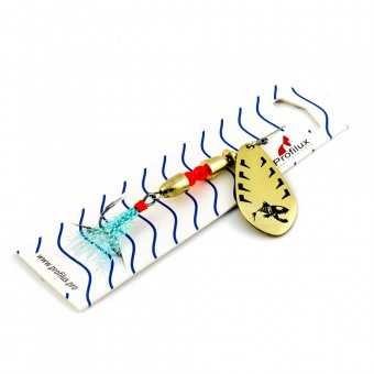 Блесна вращающаяся Profilux Таймень Б 15гр цв. 02м- латунь матовая (5 шт в упак.)