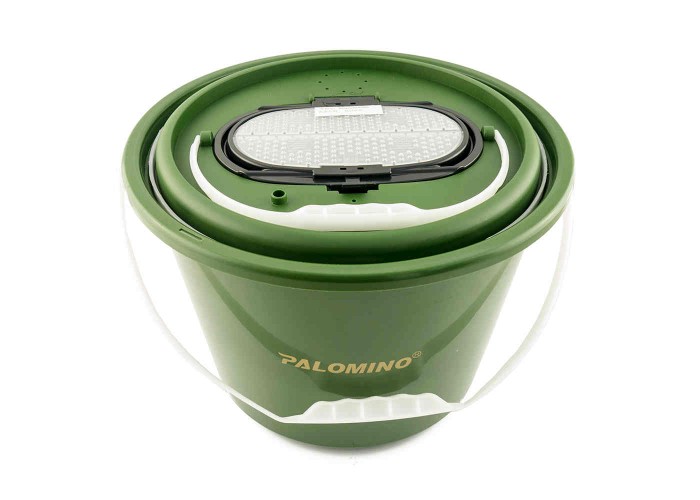 Ведро-кан для живца с клапаном круглое Palomino PL6075