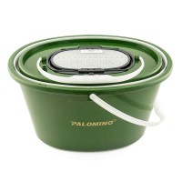 Ведро-кан для живца овальное с клапаном Palomino PL6081 большое