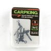 Вертлюг тройной с клипсой Carpking CK9215-1012 #10X12 (5шт в упак)