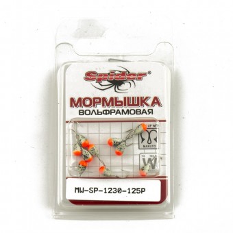 Мормышка вольфрамовая Spider капля с отверст. 3 мм 0,37 гр 125P