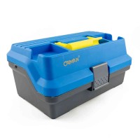 Ящик Caiman голубая крышка ZY-058 32x19x15cm